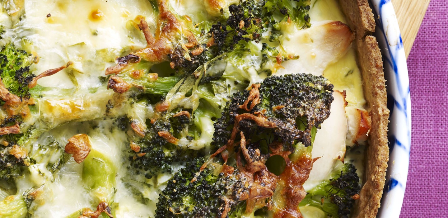Opskrift på tærte med broccoli og kylling - Sæson