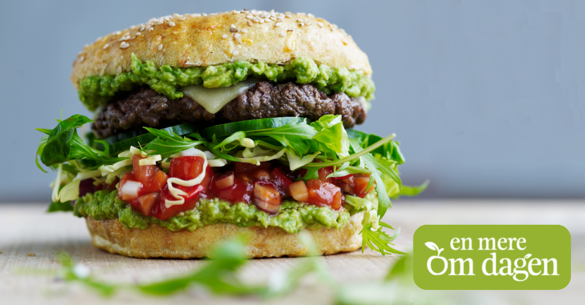 Ultimativ burger | Burger med avocadocreme og salsa | Sæson